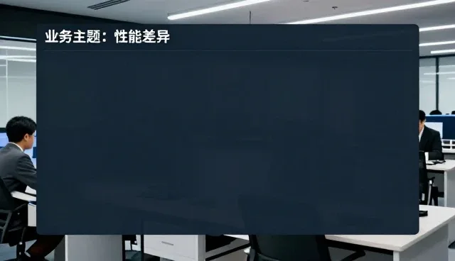 运维效率提升中性能差异的现实考量